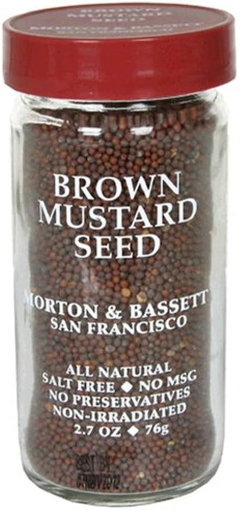 Morton & Bassett Mustard Seed 2.7 Oz - Pack Of 3