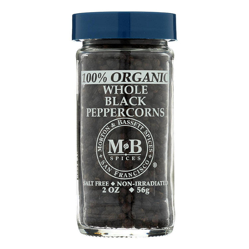 Morton & Bassett - Spice Pepper Black Whole Organic, 2 Oz - Pack of 3