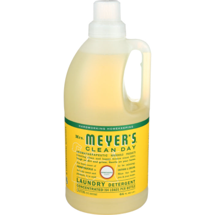 Mrs Meyers Clean Day Laundry Detergent Honeysuckle 2 64 Oz - Pack of 6