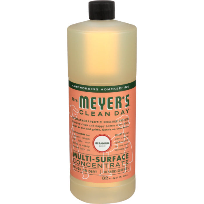 Mrs. Meyer's Clean Day Multi-Surface Cleaner Concentrate in Geranium 32 OZ - Pack of 6