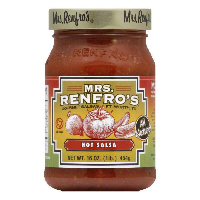 Mrs. Renfro's Salsa Picante Hot 16 Oz - Pack of 6