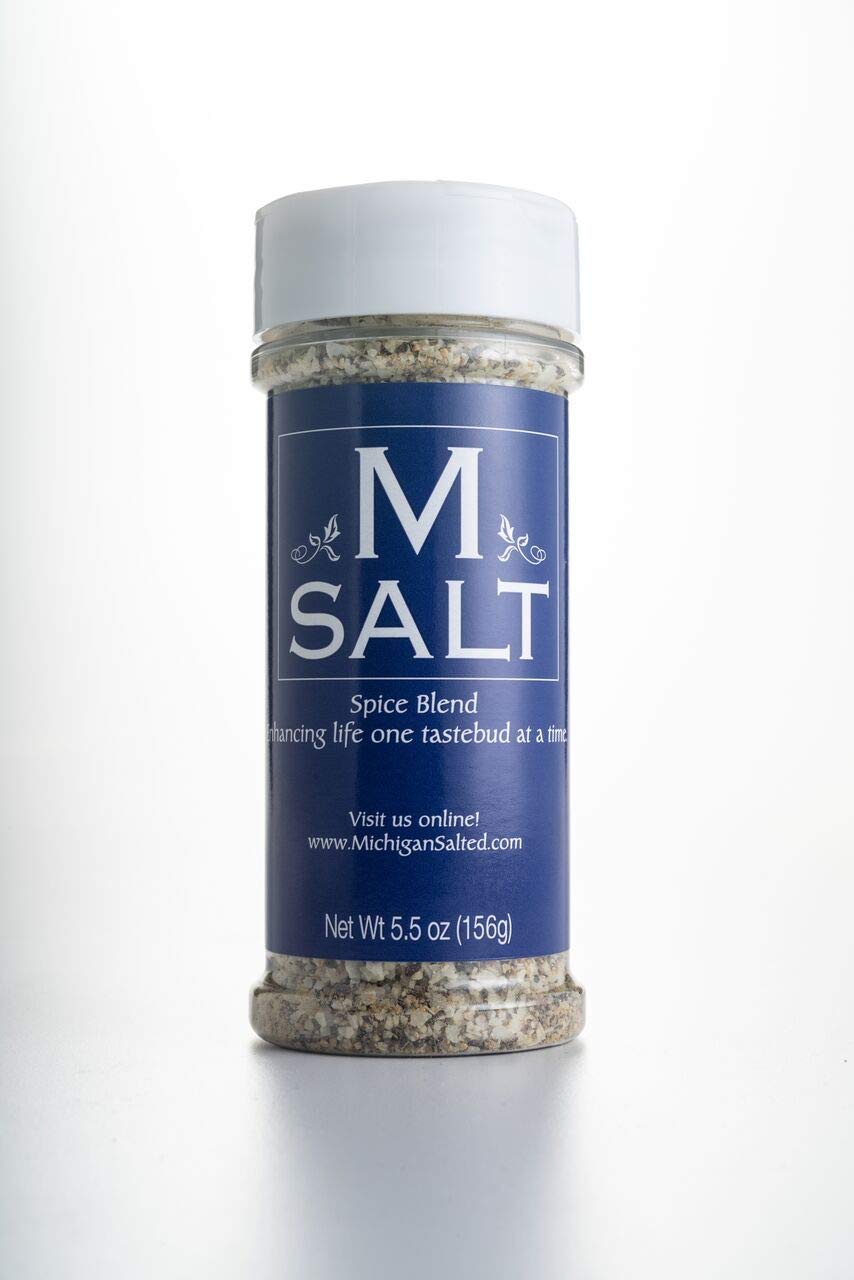 M Salt - Salt Blend Garlic Pepper, 5.5 Oz - Pack of 24