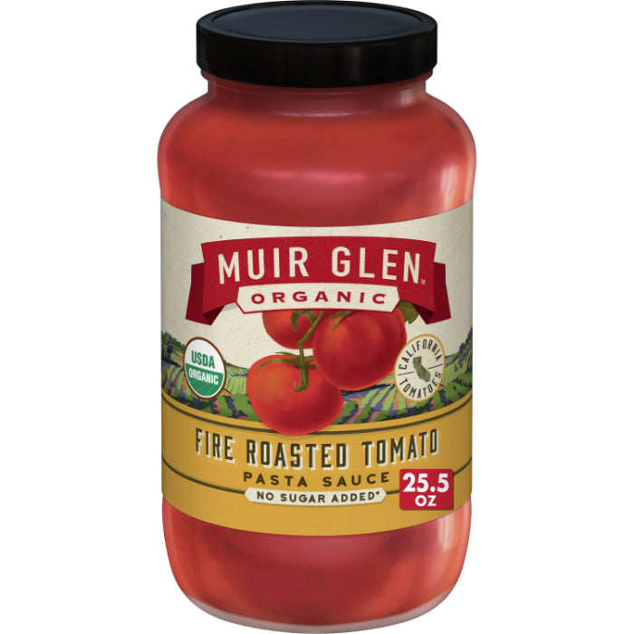 Muir Glen Sauce Fire Roasted Tomato 23.5 Oz - Pack of 12