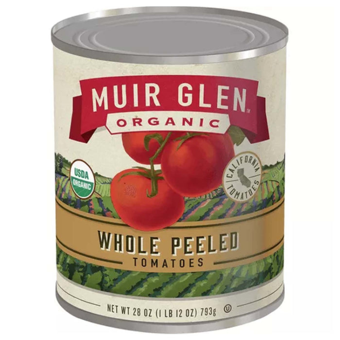 Muir Glen Peeled Whole Tomatoes 28 Oz - Pack of 1