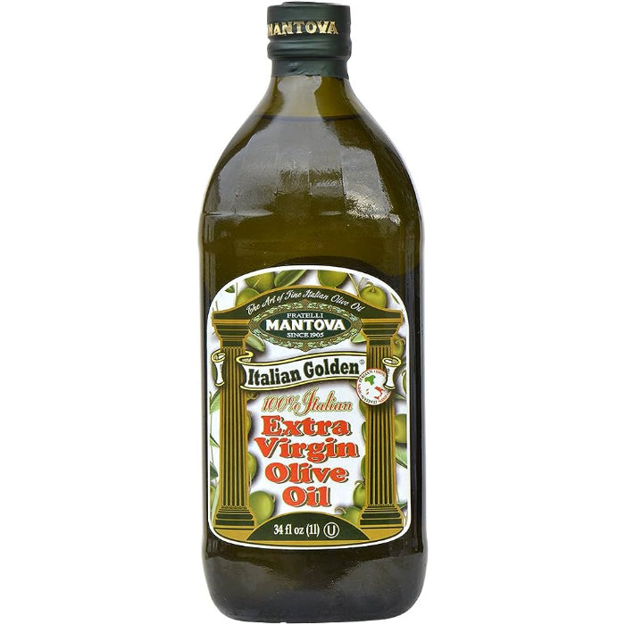 Mantova Extra Virgin Olive Oil Gold 34 Fo - Pack of 6