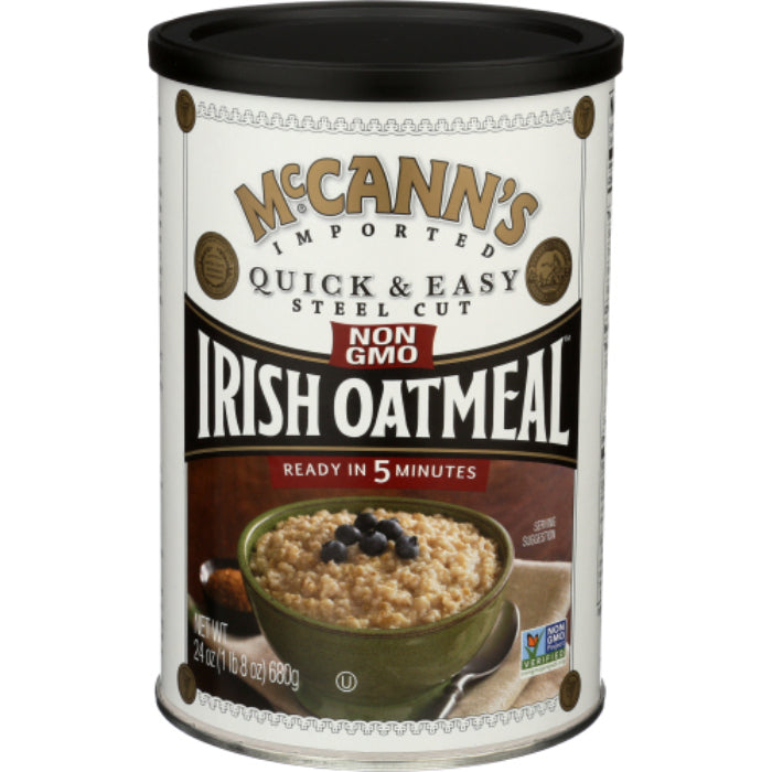 McCann - Oatmeal, Quick & Easy Steel Cut, 24 oz - Pack of 12