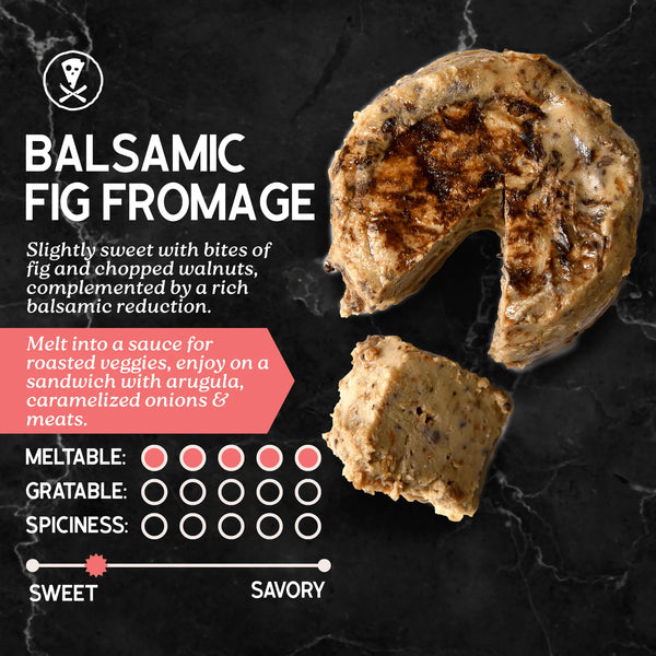 Rebel Cheese - Plant Based Balsamic Fig & Walnut Fromage, 7oz
