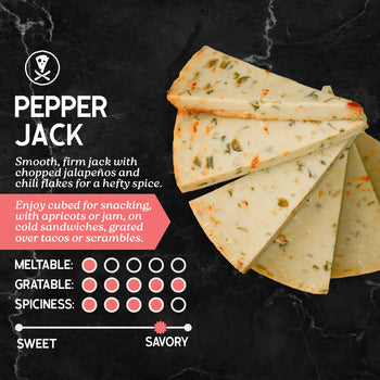 Rebel Cheese -  Plant Based Pepper Jack Cheese, 5oz
