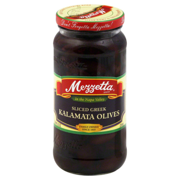 Mezzetta - Olive Kalamata Sliced, 9.5 oz - Pack of 6