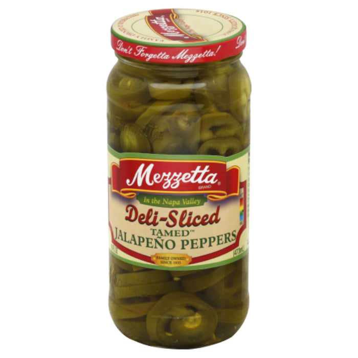 Mezzetta - Pepper Jalapeno Less Heat Deli Slices, 16 Oz - Pack of 6