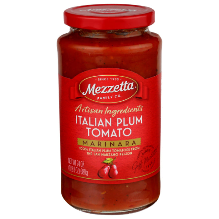 Mezzetta - Sauce Pasta Plum Tomato, 24 Oz - Pack of 6