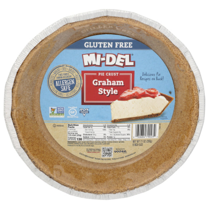 Midel - Pie Crust GF Graham Style, 7.1 Oz - Pack of 12