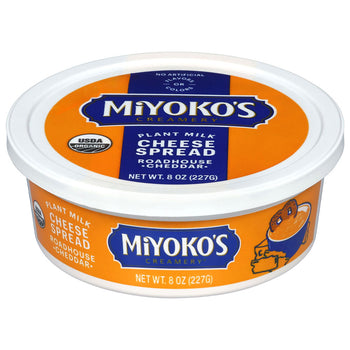 Miyoko's Creamery - Roadhouse Classic Sharp Cheddar Cheese Spread, 8oz
