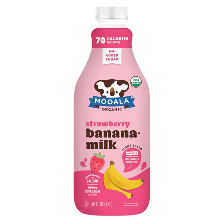 Mooala - Banana milk Strawberry, 48fo | Pack of 6