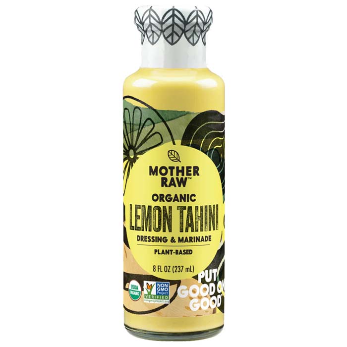 Mother Raw - Dressing Lemon Tahini, 8 Fl Oz - Pack of 6