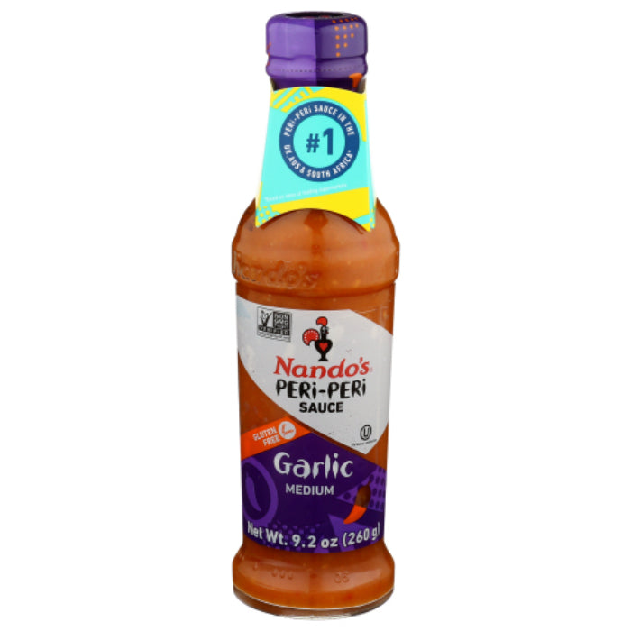 NANDO SAUCE GARLIC PERI PERI 9.2 OZ - Pack of 6