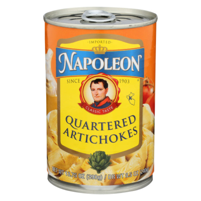 NAPOLEON ARTICHOKE QUARTERED 13.75 OZ - Pack of 12