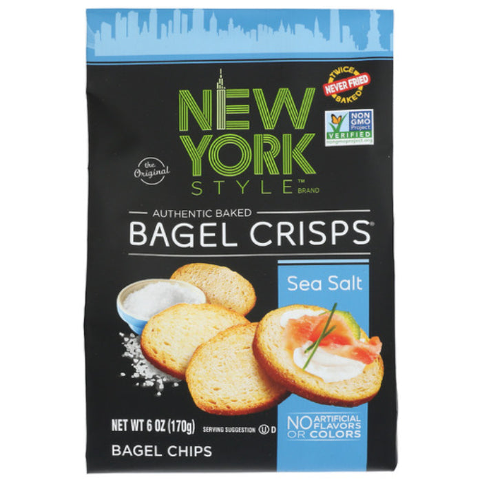 NEW YORK STYLE BAGEL CRISP SEASALT 6 OZ - Pack of 6