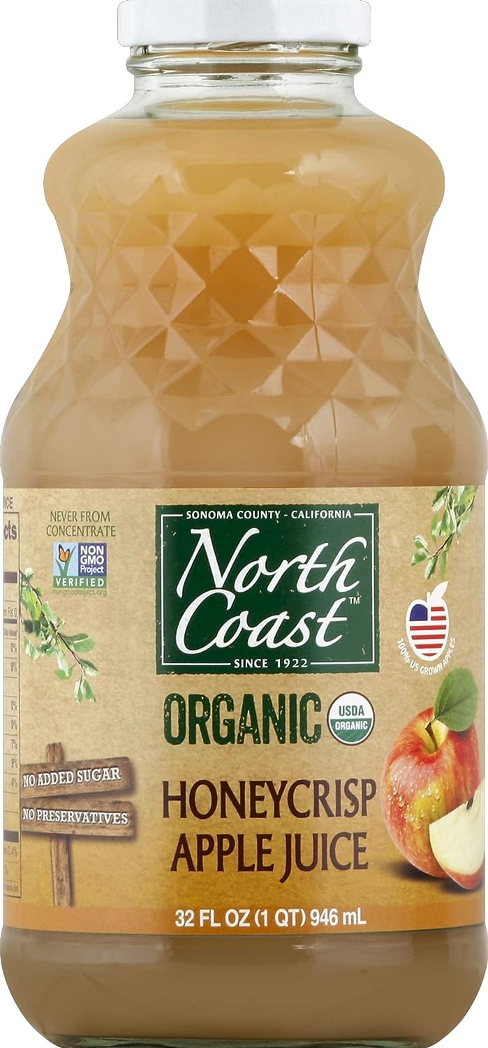 North Coast - Juice Honeycrisp Apple Organic 32 OZ - Pack of 6