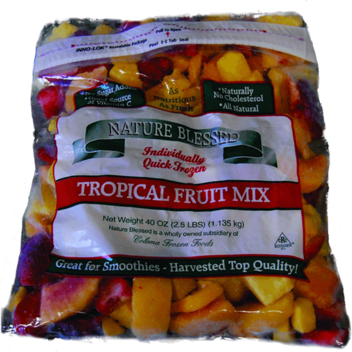 NATURE BLESSED FRUIT MIX TROPICAL 2.5 LB - Pack of 4