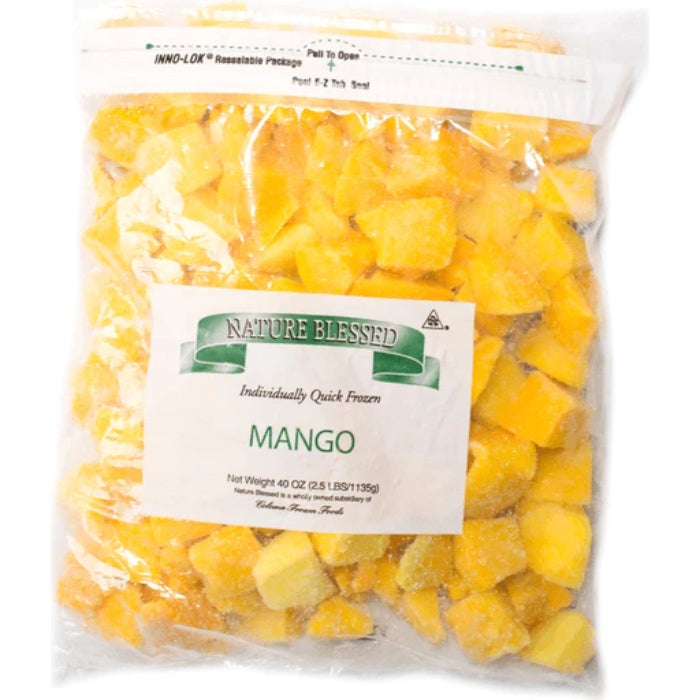 NATURE BLESSED MANGO CHUNCKS 2.5 LB - Pack of 4