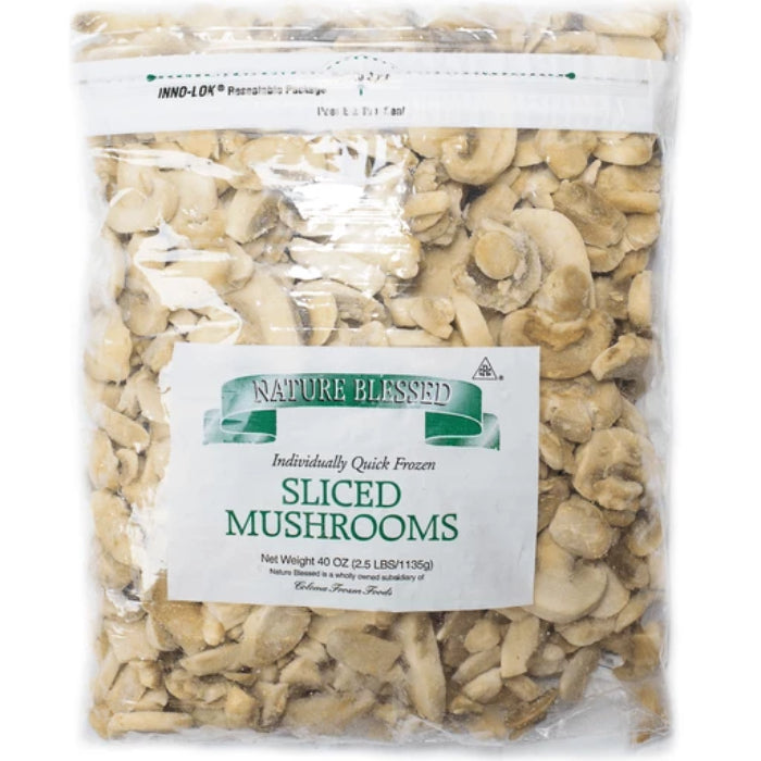 NATURE BLESSED MUSHROOMS SLICED 2.5 LB - Pack of 4