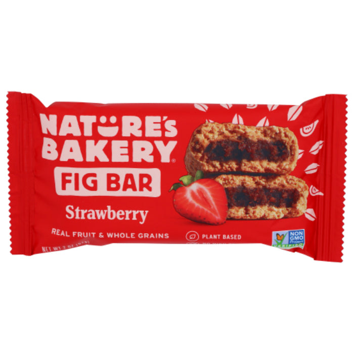 Nature's Bakery Bar Fig Whole Wheat Strawberry 12Ct 2 Oz - Pack Of 12