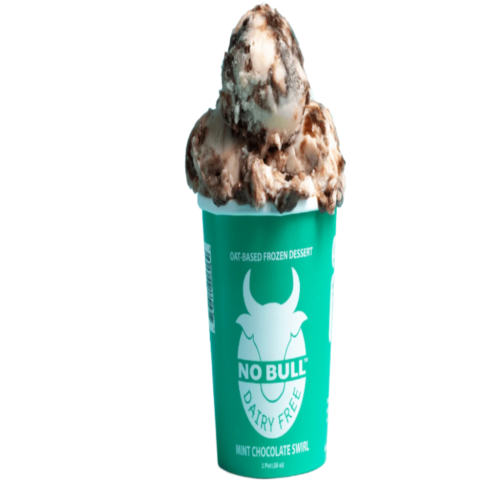 No Bull Frozen Dessert Mint Chocolate Fudge  16 OZ - Pack of 8