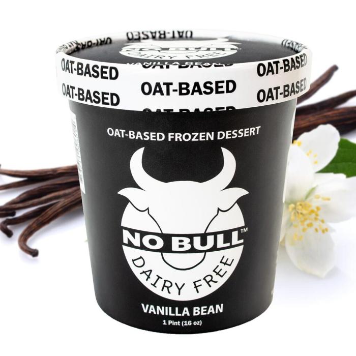 No Bull Frozen Dessert Vanilla Bean Fudge 16 OZ - Pack of 8