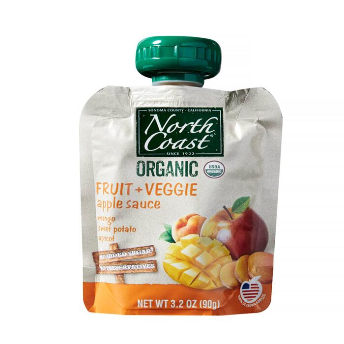 North Coast - Pouch Apple Sweet Potato Mango Organic 4 EA - Pack of 6