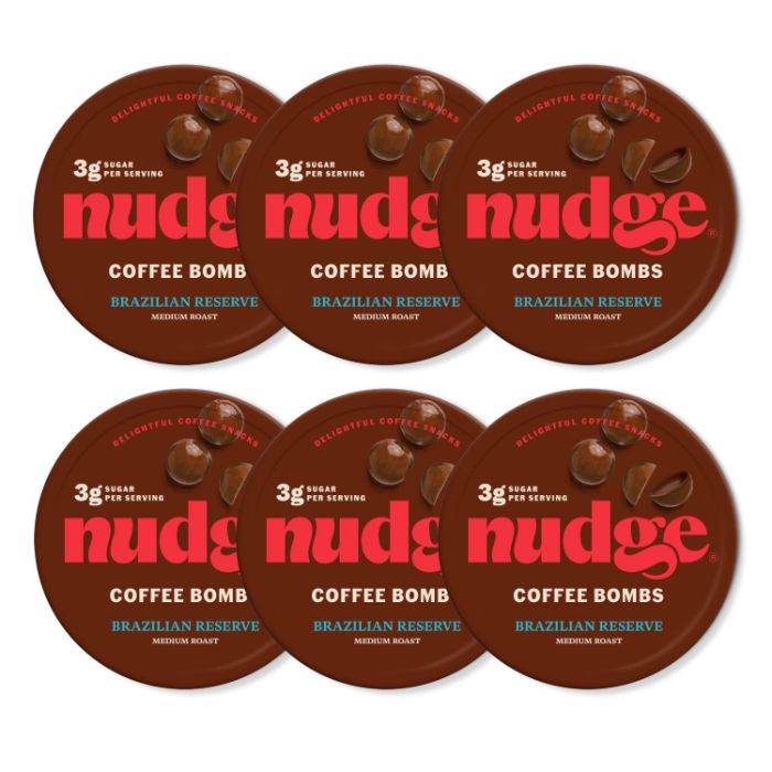 Nudge Coffee Bomb Brazilian 1.94 Oz - Pack Of 6