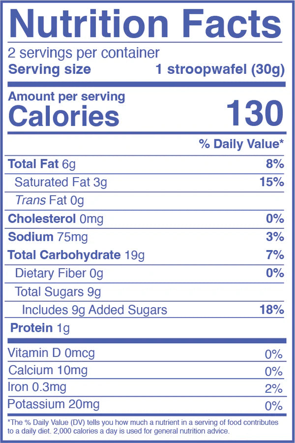 Stroop Club - Traditional Caramel Stroopwafel, 2.1oz