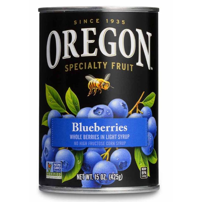 Oregon Topping Blueberry Frozen 18 Oz - Pack Of 6