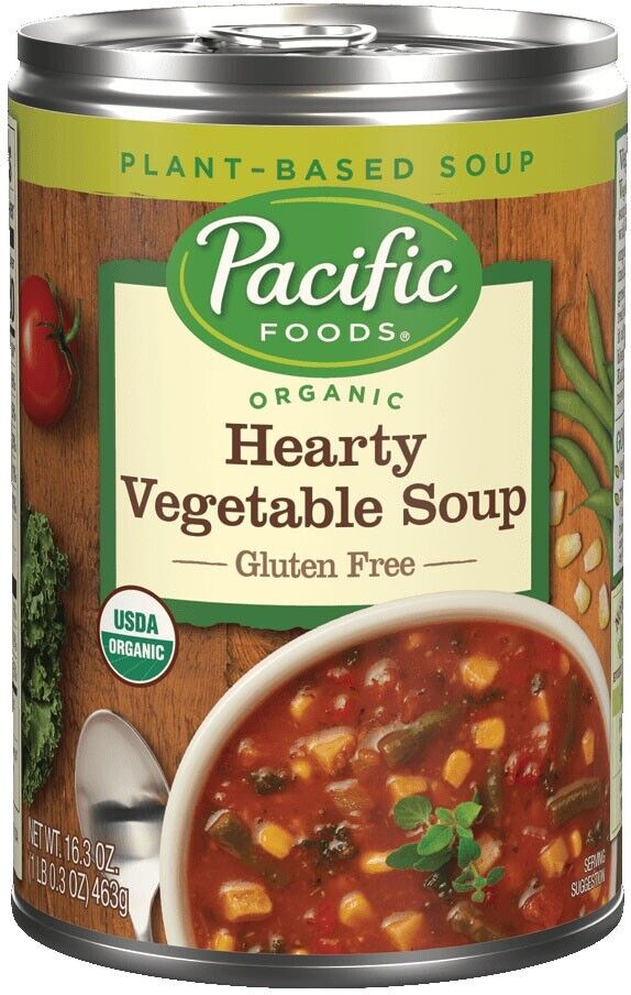 Pacific Foods Soup Hearty Vegetable 16.3 OZ - Pack of 12