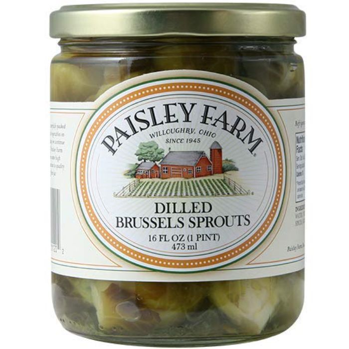 Paisley Farm Dilled Brussel Sprouts 16 Oz - Pack Of 12