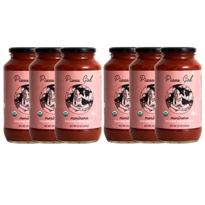 Pizza Girl Inc Sauce Pasta Marinara Organic 24 Oz - Pack Of 6