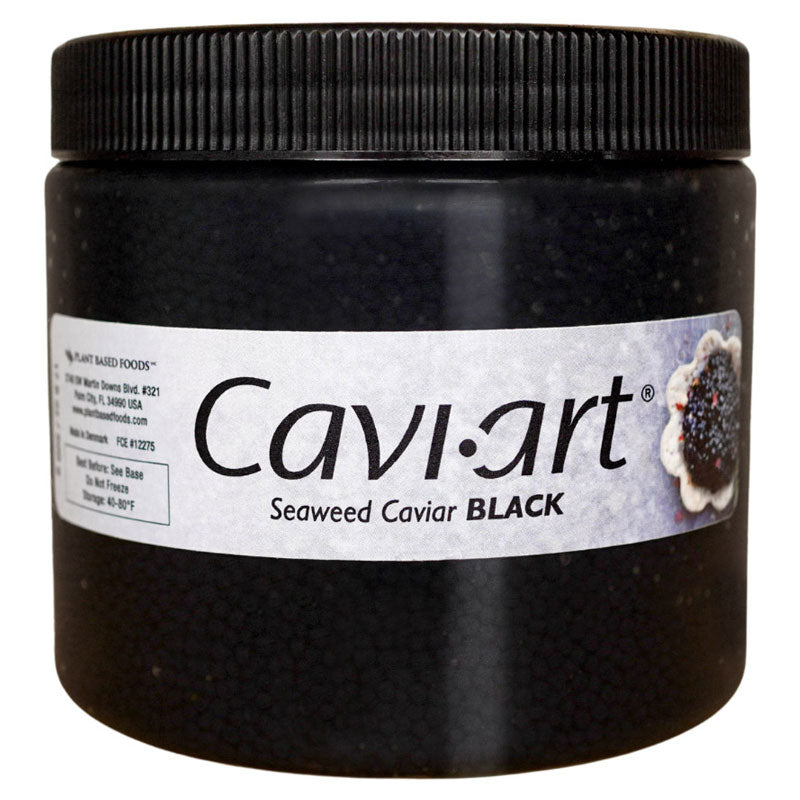 Cavi-Art Vegan Caviar Alternative, Foodservice Size Jar, 17.6oz | Multiple Flavors