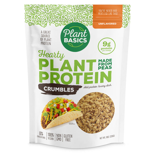 Plant Basics - Hearty Plant Protein - Pea Crumbles, 8oz