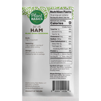 Plant Basics - Seasoning - Just Like Ham, 2oz