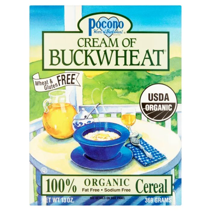 Pocono Cereal Cream of Buckwheat Organic Gluten-Free 13 Oz - Pack Of 6