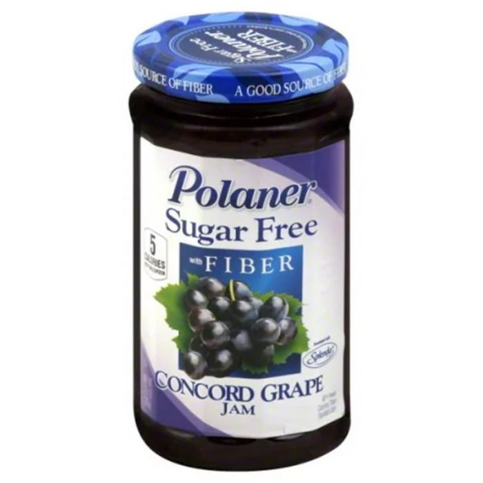 Polaner Jam Sugar-Free Grape 13.5 Oz - Pack Of 12