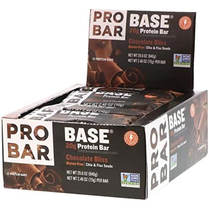 Probar Protein Bar, Chocolate Bliss 2.46 Oz - Pack Of 12