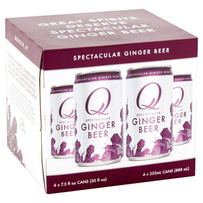 Q Tonic Beer Ginger Tropical 30 Fo - Pack Of 6