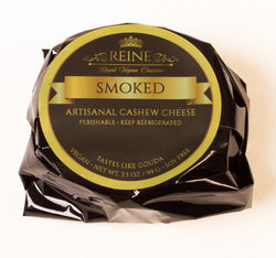 Smoked Gouda Artisan Cheese by Reine Royal Vegan Cuisine