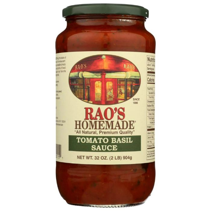 Rao’s Sauce Tomato Basil  32 Oz - Pack Of 6