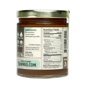 Rawmio - Chocolate Hazelnut Spread, 6oz