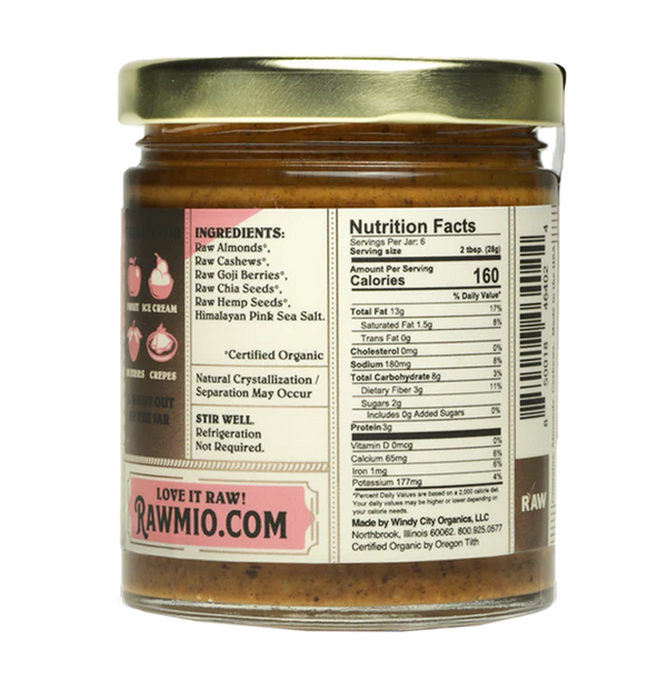 Rawmio - Almond Superfoood Spread, 6oz