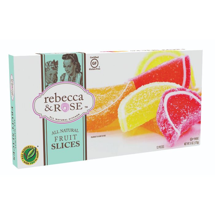 Rebecca & Rose Fruit Slice 6 Oz - Pack Of 12