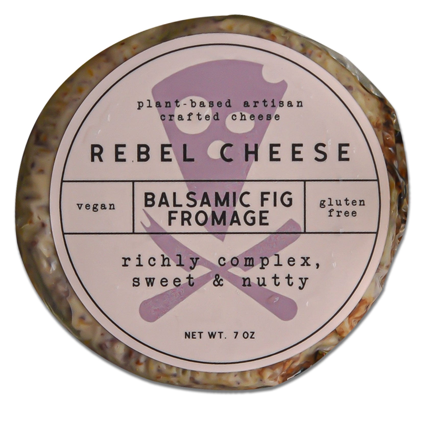 Rebel Cheese - Plant Based Balsamic Fig & Walnut Fromage, 7oz