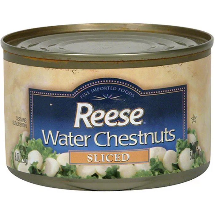 Reese Sliced Water Chestnuts 8 Oz - Pack Of 24